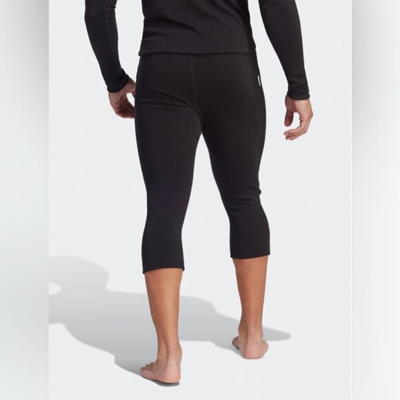adidas Terrex Xperior Merino Baselayer 3/4 Tights Core Black - Picture 2 of 7